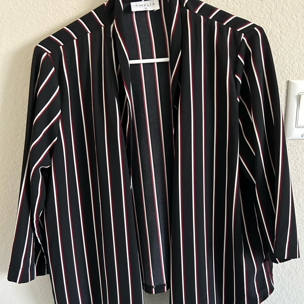 Women’s stripped blazer